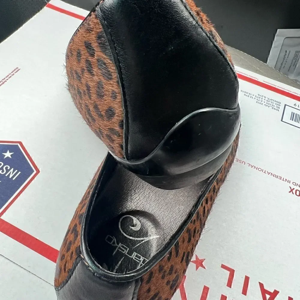 Dansko Olivia Pony Hair On Loafers Cheetah Print - Picture 10 of 16